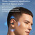 Ear Clip Type With Charging Warehouse Touch Bone Conduction Bluetooth Earphone, Color: Purple