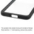 For Samsung Galaxy S22 5G Frosted TPU + Transparent PC Phone Case(Black)