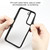 For Samsung Galaxy S22 5G Frosted TPU + Transparent PC Phone Case(Black)