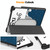 For Google Pixel Tablet Custer Painted 3-Fold Holder Smart Leather Tablet Case(Lazy Cat)
