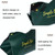 Household Bedroom PU Tissue Bag Car Living Room Paper Storage Box(Green)