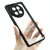 For vivo X90 Pro+ Frosted TPU + Transparent PC Phone Case(Black) For vivo X90 Pro+ Frosted TPU + Transparent PC Phone Case(Black)