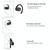 Hanging Ear External Sound Single Ear Stereo Bluetooth Earphone(White)