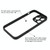 For iPhone 14 Pro Frosted TPU + Transparent PC Phone Case(Black)