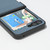 For Samsung Galaxy Z Flip5 ABEEL Haze Texture PU Phone Case(Twilight Blue)