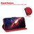 For Infinix Hot 30 Geometric Embossed Leather Phone Case(Red)
