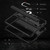 For Samsung Galaxy Z Fold5 Shockproof TPU + PC Phone Case with Protective Strap(Black)