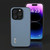 For iPhone 15 Pro Max ABEEL Haze Texture PU Phone Case(Twilight Blue)