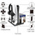 iplay for PS5 Game Console Cooling Fan Base Charging Stand with Disc Holder(Black)