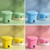 4.5L Mini Portable Folding Household Washing Machine Underwear Washer, Color: Fruit Pink(US Plug)