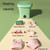4.5L Mini Portable Folding Household Washing Machine Underwear Washer, Color: Fruit Pink(US Plug)