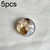 5pcs Transparent Crystal Ball Marble Texture Airbag Phone Holder Lazy Desktop Support Retractable Ring Stand(Brick Red)