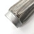 XH-6172 Car Muffler Exhaust Pipe Silencer Nozzle Stainless Steel Exhaust, Size:51mm(Silver)
