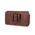 For 6.7-6.9 inch Mobile Phone Cowhide Texture Oxford Cloth Horizontal Waist Bag(Brown)