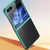 For Samsung Galaxy Z Flip5 5G Transparent Electroplating All-inclusive Folding Phone Case(Green) For Samsung Galaxy Z Flip5 5G Transparent Electroplating All-inclusive Folding Phone Case(Green)