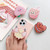 5pcs Cartoon Shape Airbag Ring Holder Epoxy Lazy Desktop Telescopic Phone Holder(Pumpkin Head)