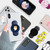 3pcs TPU Cartoon Back Sticker Phone Holder Lazy Ring Buckle Holder(Watermelon Red)