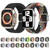 For Apple Watch Ultra 49mm Nylon Loop Magnetic Buckle Watch Band(White Rainbow) For Apple Watch Ultra 49mm Nylon Loop Magnetic Buckle Watch Band(White Rainbow)