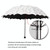 Folding Simple Dual-Purpose Sun Umbrella(Light Blue)