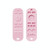 Infant Baby Silicone Remote Control  Shape Toy Teether Cute Chew Toy, Color: Monochrome Pink