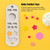 Infant Baby Silicone Remote Control  Shape Toy Teether Cute Chew Toy, Color: Monochrome Pink
