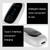Upgrade Dual-brush Negative Ion Air Purifier Neck Small Portable Air Purifier, Style: Rope Model (Black)