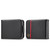 For Samsung Galaxy Z Flip3 LC.IMEEKE Carbon Fiber Leather Phone Case(Vertical Black)