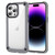 For iPhone 14 Pro Skin Feel TPU + PC Phone Case(Transparent Black)