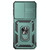 For Samsung Galaxy M33 Sliding Camshield Holder Phone Case(Dark Green)