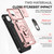 For Xiaomi Redmi 10C Sliding Camshield Holder Phone Case(Rose Gold)