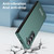 For Samsung Galaxy Z Fold5 5G Integrated AG Matte Folding Phone Case(Green)