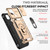 For Xiaomi Redmi 10C Sliding Camshield Holder Phone Case(Gold)