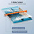 9 Inch A4 Hot Cold Laminator Machine Book Documents Laminator, Size:  Set 2(220V UK Plug)