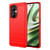 For OPPO K11X Brushed Texture Carbon Fiber TPU Phone Case(Red)