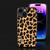 For iPhone 15 ABEEL Black Edge Leopard Phone Case(Leopard Print)