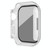 For Apple Watch 8 41mm Frosted PC + Anti-spy Tempered Film Integrated Watch Protective Case(Transparent)
