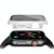 For Apple Watch 8 41mm Frosted PC + Anti-spy Tempered Film Integrated Watch Protective Case(Transparent)