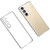 For Samsung Galaxy S23+ 5G SULADA Shockproof Plating TPU Transparent Phone Case(Silver)