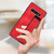 For Samsung Galaxy S10+ Wristband Holder Leather Back Phone Case(Red)