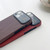 For iPhone XR Wood Grain TPU Phone Case with Lens Film(Khaki)