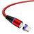 ENKAY ENK-CB1391 5A USB to Type-C Magnetic Fast Charging Data Cable with LED Light, Length: 1m(Red)