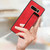 For Samsung Galaxy Note8 Wristband Holder Leather Back Phone Case(Red)