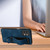 For Samsung Galaxy A73 5G Wristband Holder Leather Back Phone Case(Royal Blue)