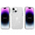 For iPhone 15 Plus Shockproof Terminator Glitter Powder Phone Case(White)