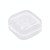 10pcs  Transparent Jewelry Storage Box Travel Portable Small Box 3.5 x 3.5 x 1.8cm 