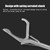 Foldable Multipurpose Stainless Steel Eel Loach Clamp Grab Tool, Length:2m