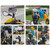 MOTOSLG Crab Motorcycle Phone Clamp Bracket O-Type Rear Mirror Mount(Black)