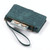 For Samsung Galaxy S22+ 5G Geometric Zipper Wallet Side Buckle Leather Phone Case(Green)