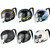 KUQIBAO Motorcycle Bluetooth Headset Double Lens Helmet With Braid, Size: L(White)