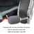 KUQIBAO Motorcycle Bluetooth Headset Double Lens Helmet With Braid, Size: L(Fruits Black Phantom Fiber)